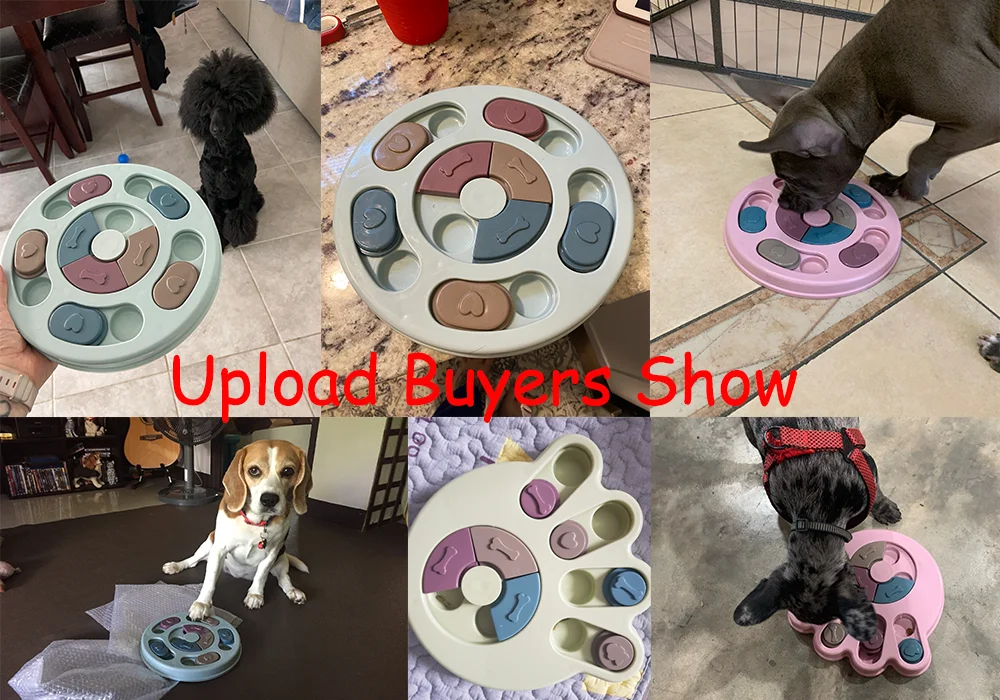 Dog Puzzle Toys Slow Feeder Interactive Increase Dogs Food Puzzle Feeder Toys for IQ Training Mental Enrichment Dog Treat Puzzle