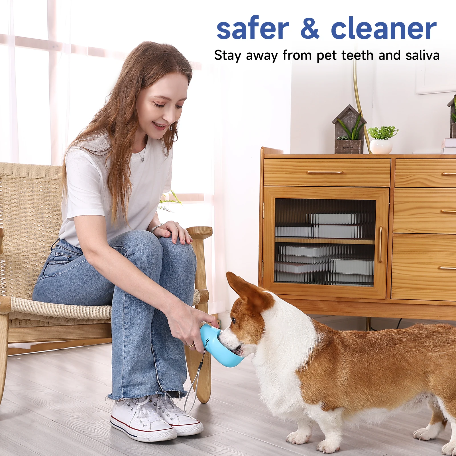 Handheld Dog Food & Treat Dispenser Training Pouch for Small Breeds Dogs Canine Training Aids and Behavior Accessories Supplies