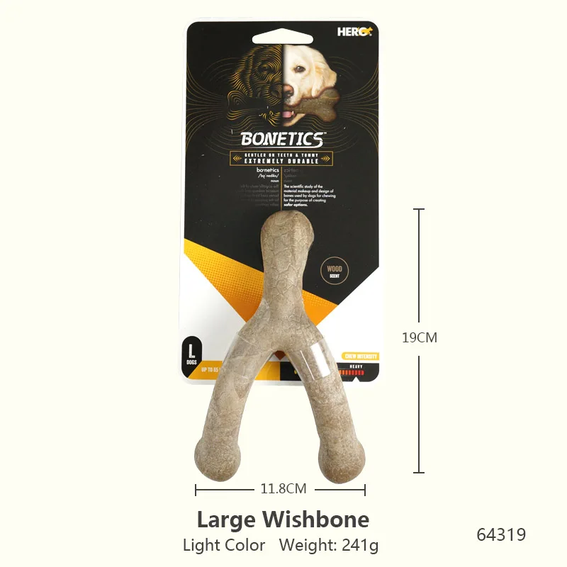 CAITEC Dog Toys Chewing Bone Toy Durable Bite Resistant Great for Tossing and Chasing Suitable for Small to Large Dogs