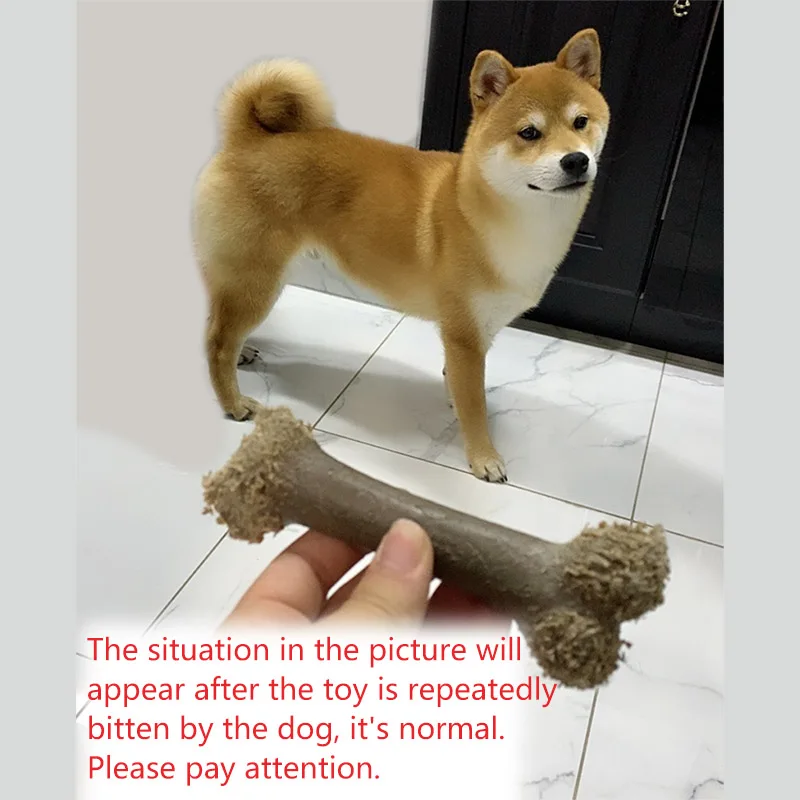 CAITEC Dog Toys Chewing Bone Toy Durable Bite Resistant Great for Tossing and Chasing Suitable for Small to Large Dogs