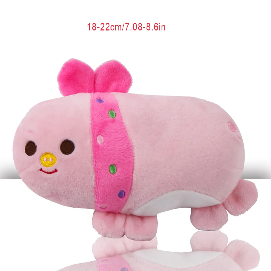 1pc Plush Squeaky Bone Dog Toys Bite-Resistant Clean Dog Chew Puppy Training Toy Soft Banana Carrot And Vegetable Pet Supplies