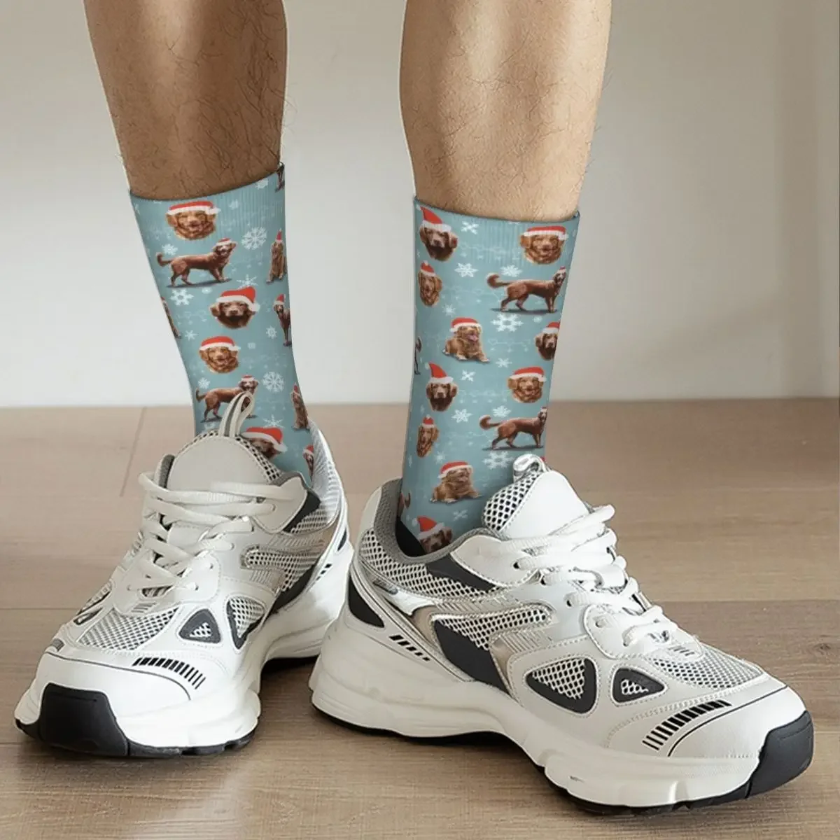 The Christmas Nova Scotia Duck Tolling Retriever Dog Socks valentine gift ideas colored socks Socks Ladies Men's
