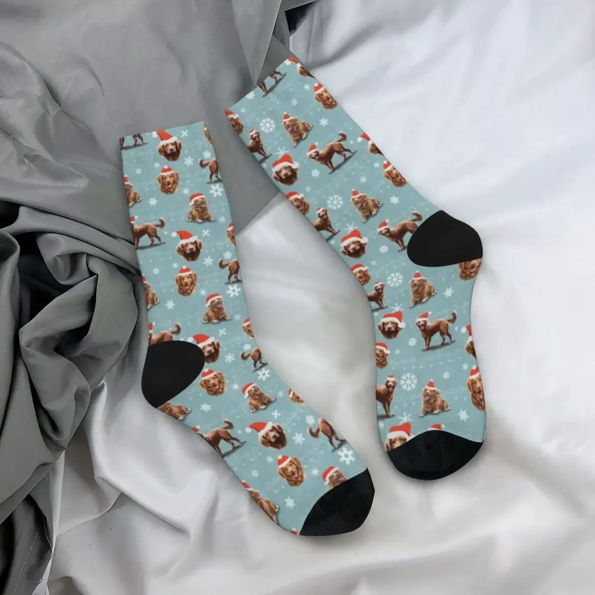 The Christmas Nova Scotia Duck Tolling Retriever Dog Socks valentine gift ideas colored socks Socks Ladies Men's