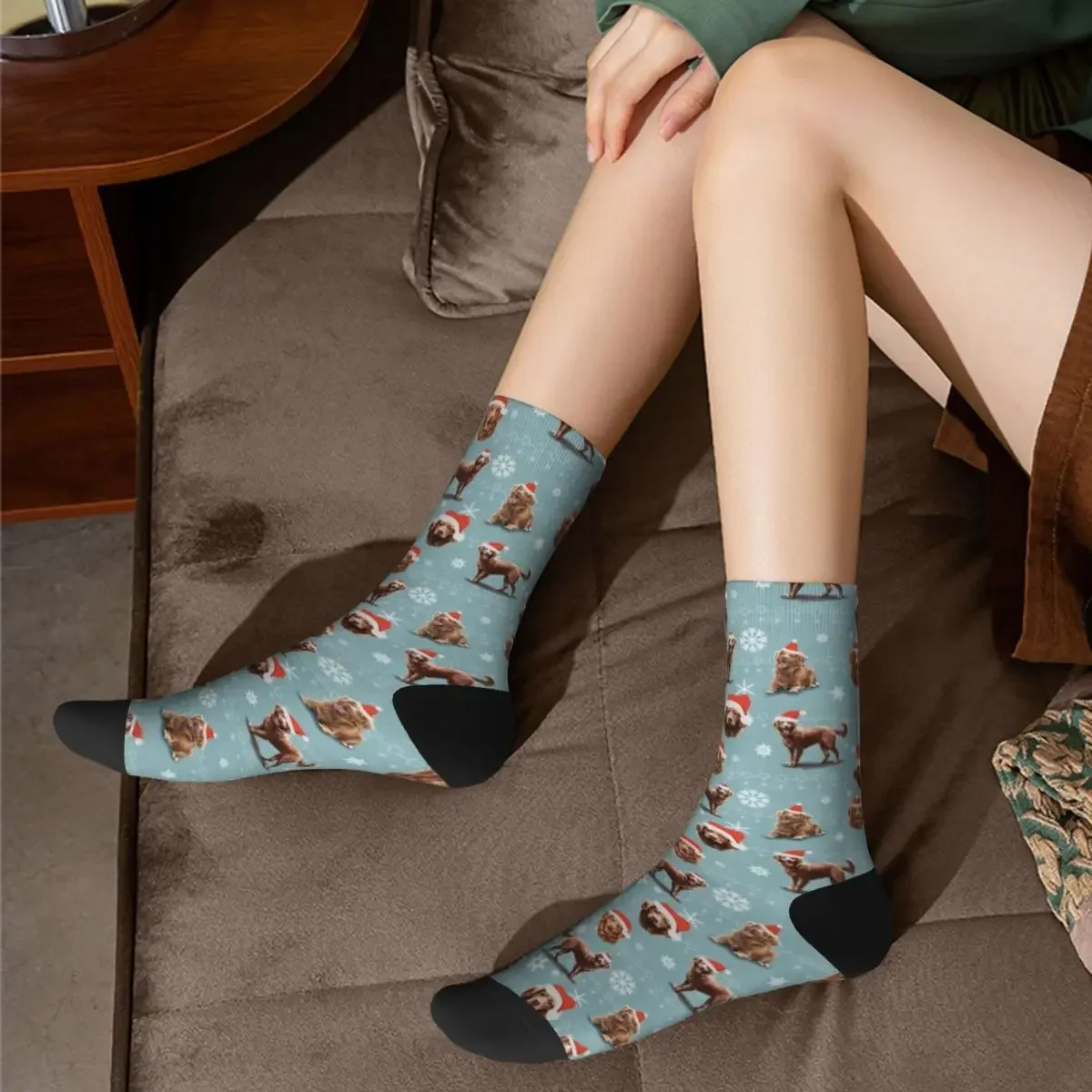 The Christmas Nova Scotia Duck Tolling Retriever Dog Socks valentine gift ideas colored socks Socks Ladies Men's
