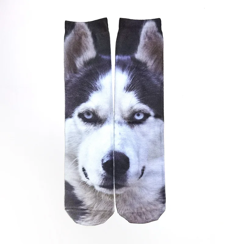 3D Animal Shaped Socks Digital Printed Simulation Socks Cat and Dog Fun and Funny Home Personalized Socks