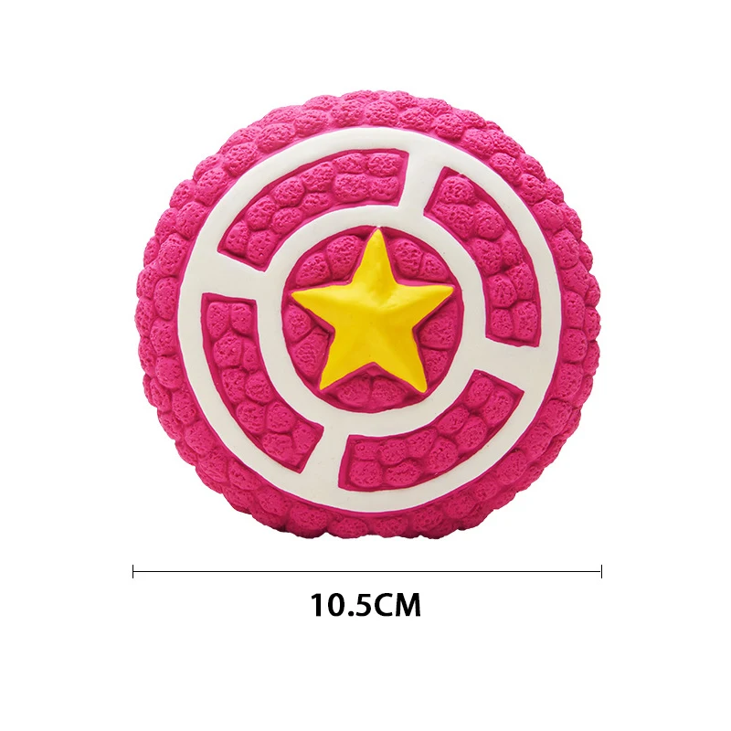 Squeaky Dog Toys Natural Latex Rubber Balls Soft Bouncy Durable for Small Medium Large Dogs Interactive Chew Fetch Play Dog Toy Squeaky Dog Toys Natural Latex Rubber Balls Soft Bouncy Durable for Small Medium Large Dogs Interactive Chew Fetch Play Dog Toy