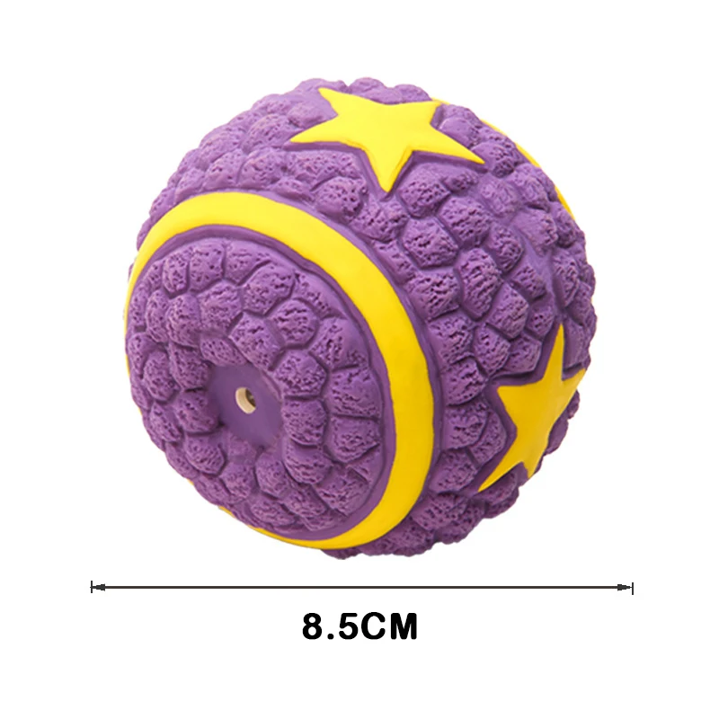 Squeaky Dog Toys Natural Latex Rubber Balls Soft Bouncy Durable for Small Medium Large Dogs Interactive Chew Fetch Play Dog Toy Squeaky Dog Toys Natural Latex Rubber Balls Soft Bouncy Durable for Small Medium Large Dogs Interactive Chew Fetch Play Dog Toy