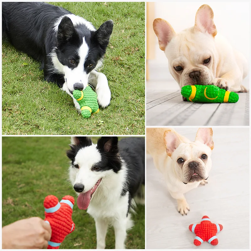 Squeaky Dog Toys Natural Latex Rubber Balls Soft Bouncy Durable for Small Medium Large Dogs Interactive Chew Fetch Play Dog Toy Squeaky Dog Toys Natural Latex Rubber Balls Soft Bouncy Durable for Small Medium Large Dogs Interactive Chew Fetch Play Dog Toy
