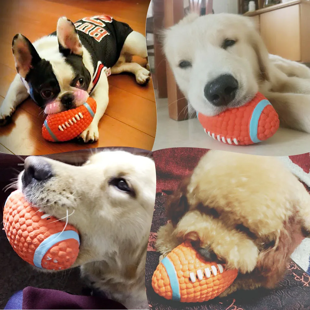 Squeaky Dog Toys Natural Latex Rubber Balls Soft Bouncy Durable for Small Medium Large Dogs Interactive Chew Fetch Play Dog Toy Squeaky Dog Toys Natural Latex Rubber Balls Soft Bouncy Durable for Small Medium Large Dogs Interactive Chew Fetch Play Dog Toy