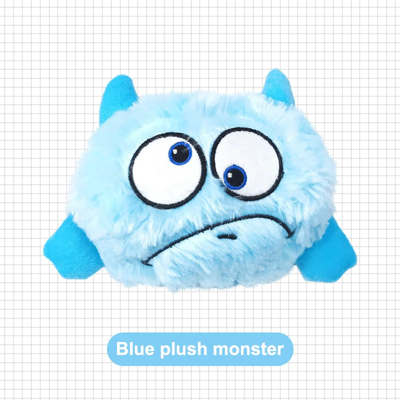 Blue plush monster