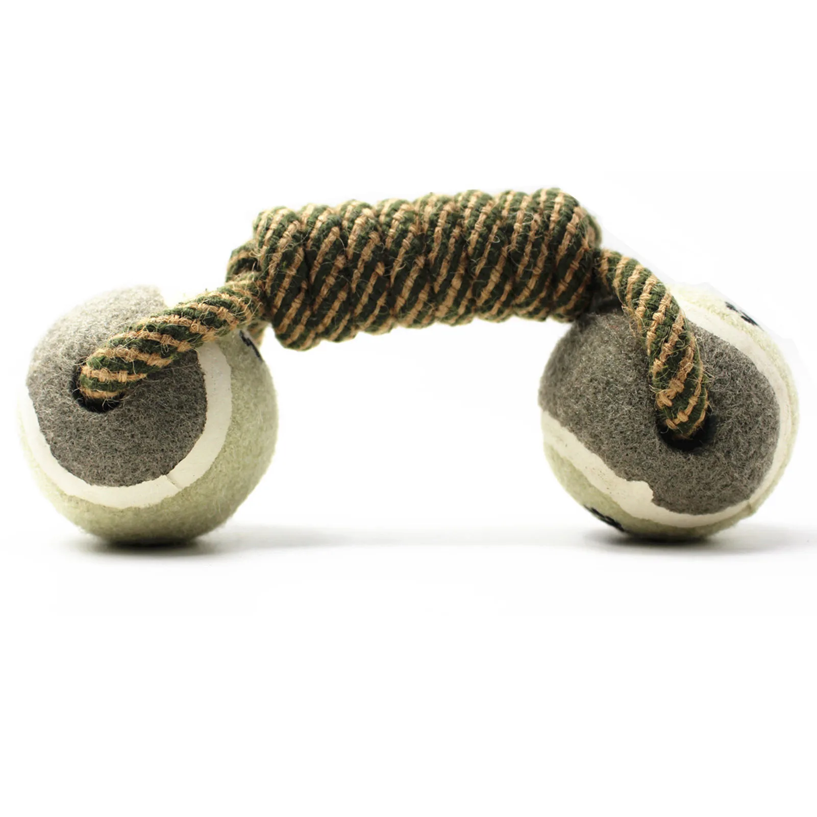 Dogs Interaction Toys Natural Cotton Rope Dog Toys Tough Teething Rope Tug-Of-War & Fetching Bone For Large Small Teething Pets