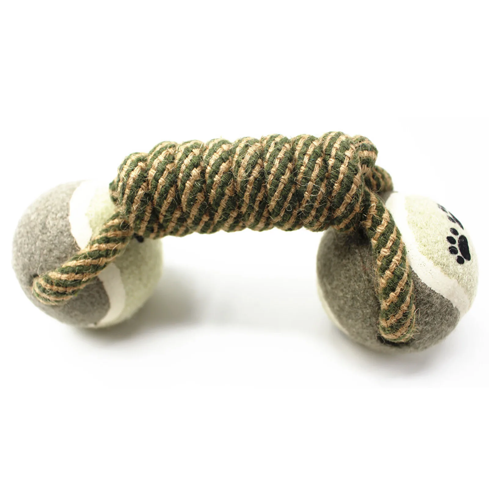 Dogs Interaction Toys Natural Cotton Rope Dog Toys Tough Teething Rope Tug-Of-War & Fetching Bone For Large Small Teething Pets