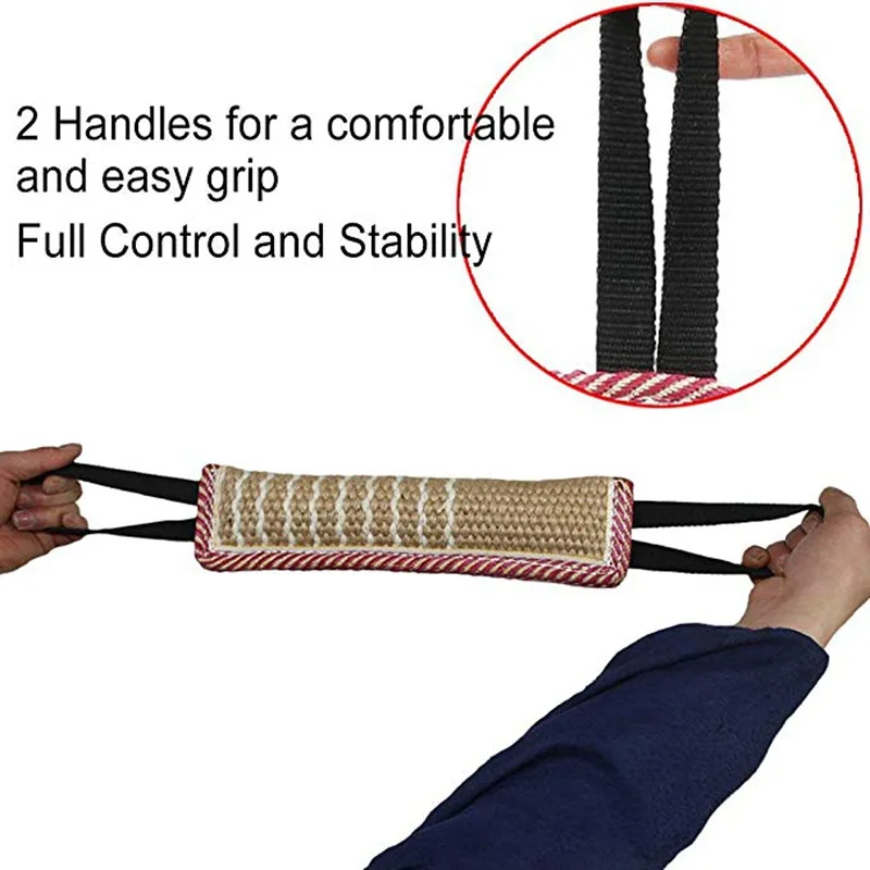 Durable Dog Training Bite Tug Pillow Sleeve for Training Malinois German Shepherd Rottweiler Pet Chewing Toy   Dog Supplies