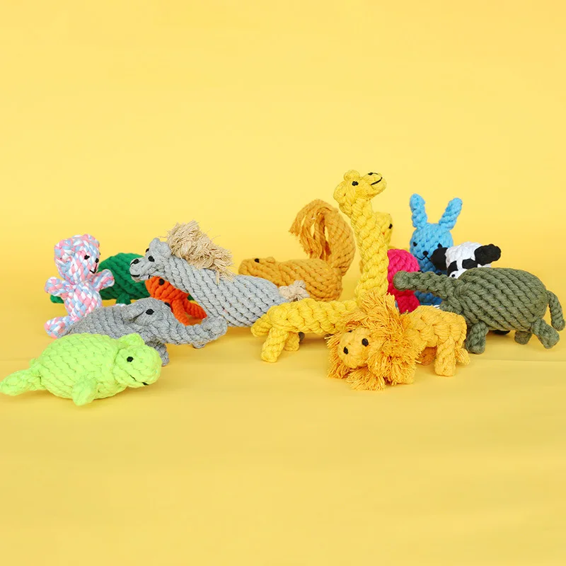 1pcs Bite Resistant Pet Dog Chew Toys for Small Dogs Cleaning Teeth Puppy Cat Dogs Rope Knot Ball Toy Playing animal Accessories 1pcs Bite Resistant Pet Dog Chew Toys for Small Dogs Cleaning Teeth Puppy Cat Dogs Rope Knot Ball Toy Playing animal Accessories