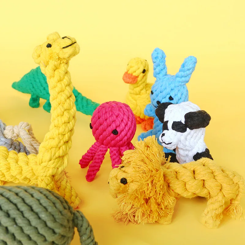 1pcs Bite Resistant Pet Dog Chew Toys for Small Dogs Cleaning Teeth Puppy Cat Dogs Rope Knot Ball Toy Playing animal Accessories 1pcs Bite Resistant Pet Dog Chew Toys for Small Dogs Cleaning Teeth Puppy Cat Dogs Rope Knot Ball Toy Playing animal Accessories