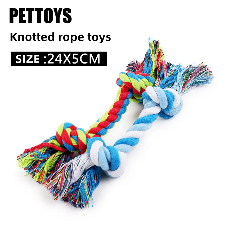 1pcs Bite Resistant Pet Dog Chew Toys for Small Dogs Cleaning Teeth Puppy Cat Dogs Rope Knot Ball Toy Playing animal Accessories 1pcs Bite Resistant Pet Dog Chew Toys for Small Dogs Cleaning Teeth Puppy Cat Dogs Rope Knot Ball Toy Playing animal Accessories