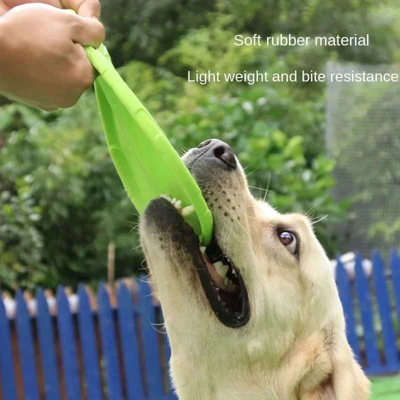 Dog Toy Flying Disc Silicone Material Sturdy Resistant Bite Mark Repairable Pet Outdoor Training Entertainment Throwing Type Toy Dog Toy Flying Disc Silicone Material Sturdy Resistant Bite Mark Repairable Pet Outdoor Training Entertainment Throwing Type Toy