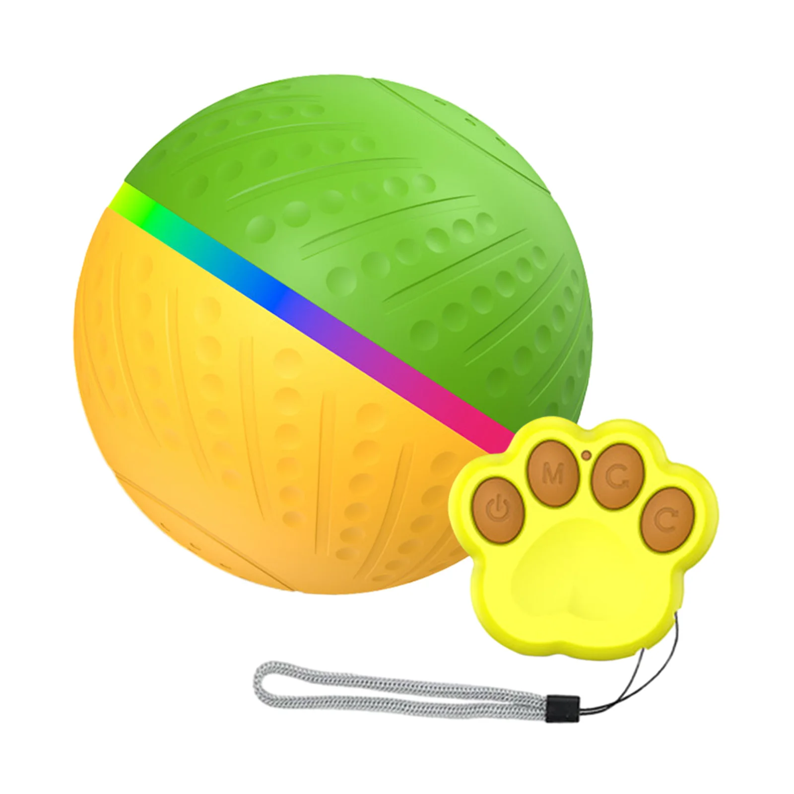 Automatic Interactive Dog Ball Toy Resistant to Bite Smart Electric Rolling Ball for Indoor Outdoor Garden Pool Pet Supplies