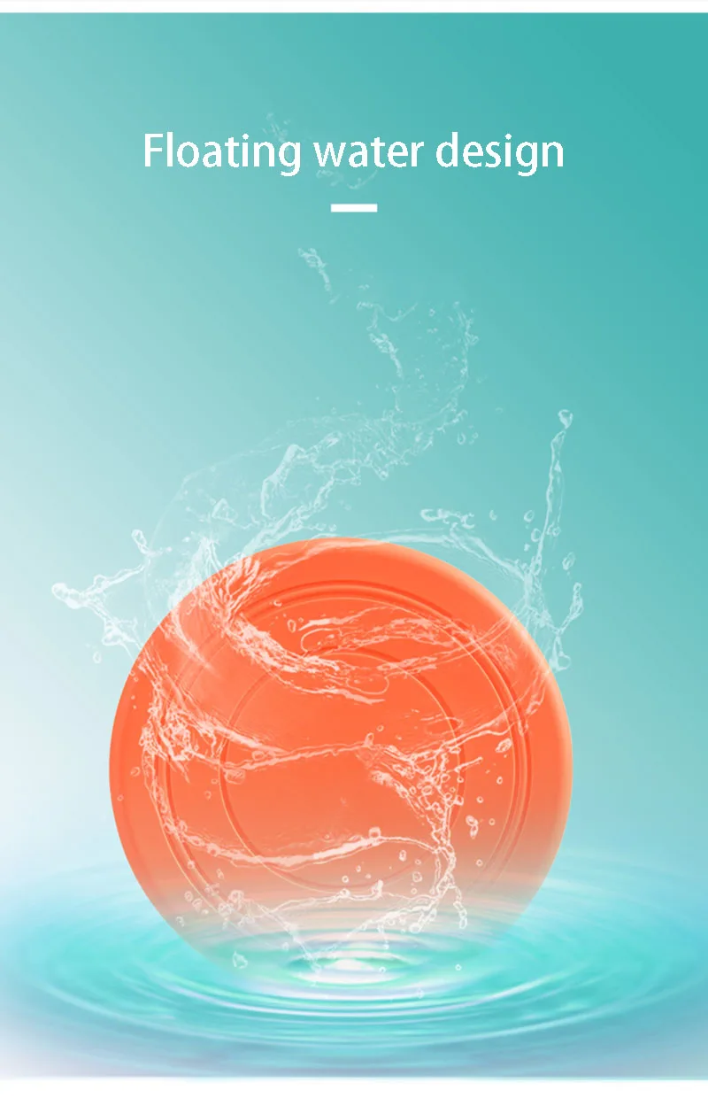 Pet Training Toy Interactive Dog Chew Toys Resistance Bite Soft Rubber Toys Pet Flying Discs Dog