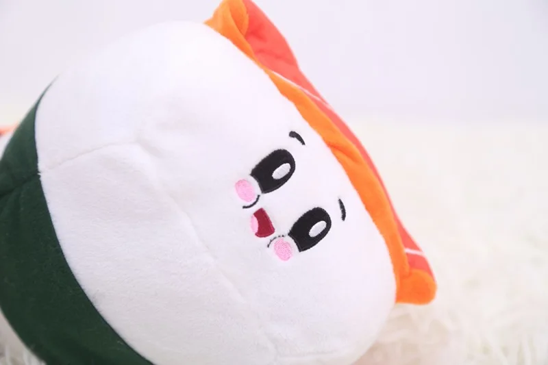 Sushi Cat Toys Sushi Roll Pillow Kitten Chew Bite Supplies Boredom Relief Fluffy Kitty Teeth Cleaning Chewing Cats Interactive