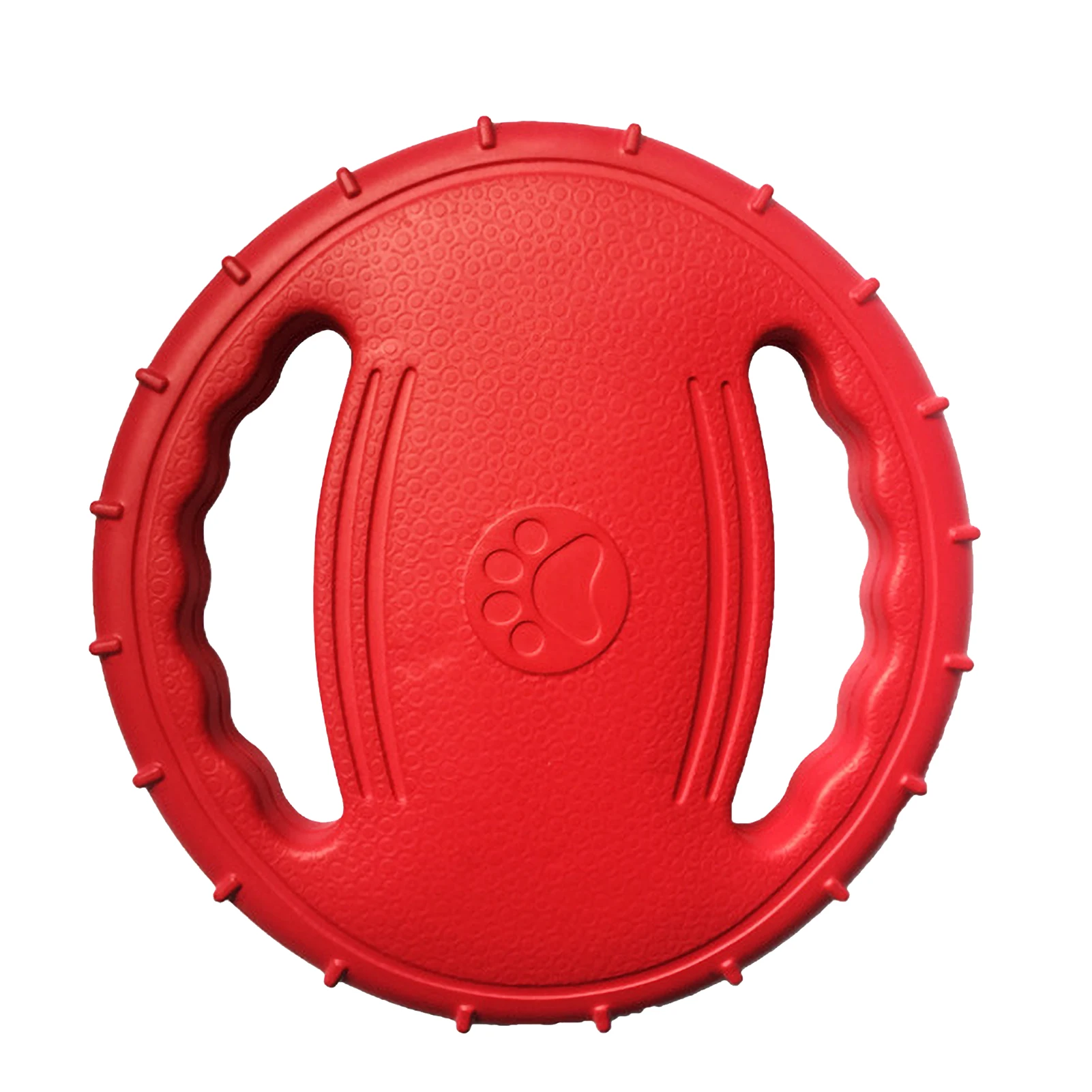 Pet Dog Flying Disc EVA Dog Training Ring with Double Handles Dog Flyer Toys for Outdoor Activity Toy