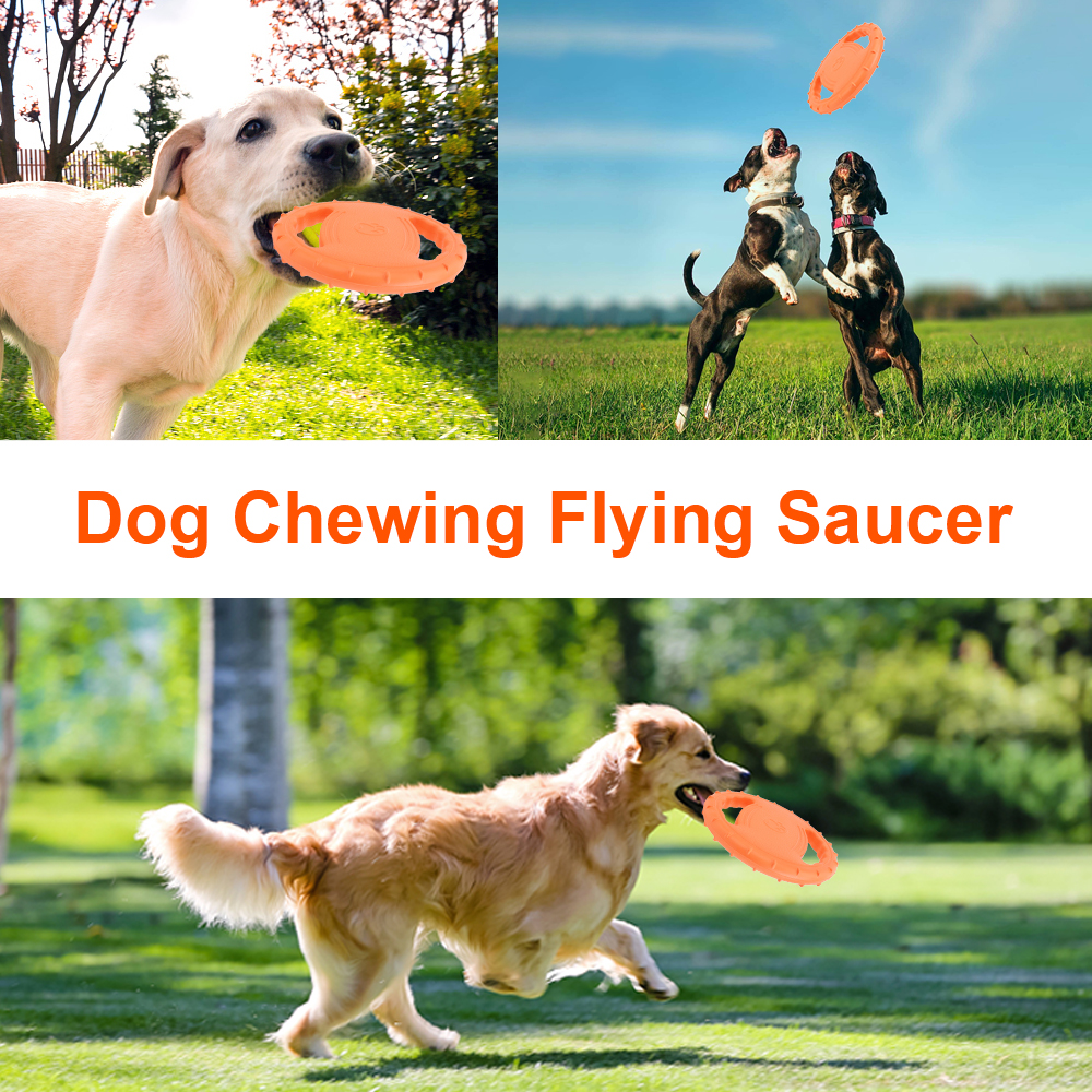Chewing Flying Saucer Foam Toy Dog Fashion Puppy Interactive Puzzle Tool Pet Training Toy Pet Supplies