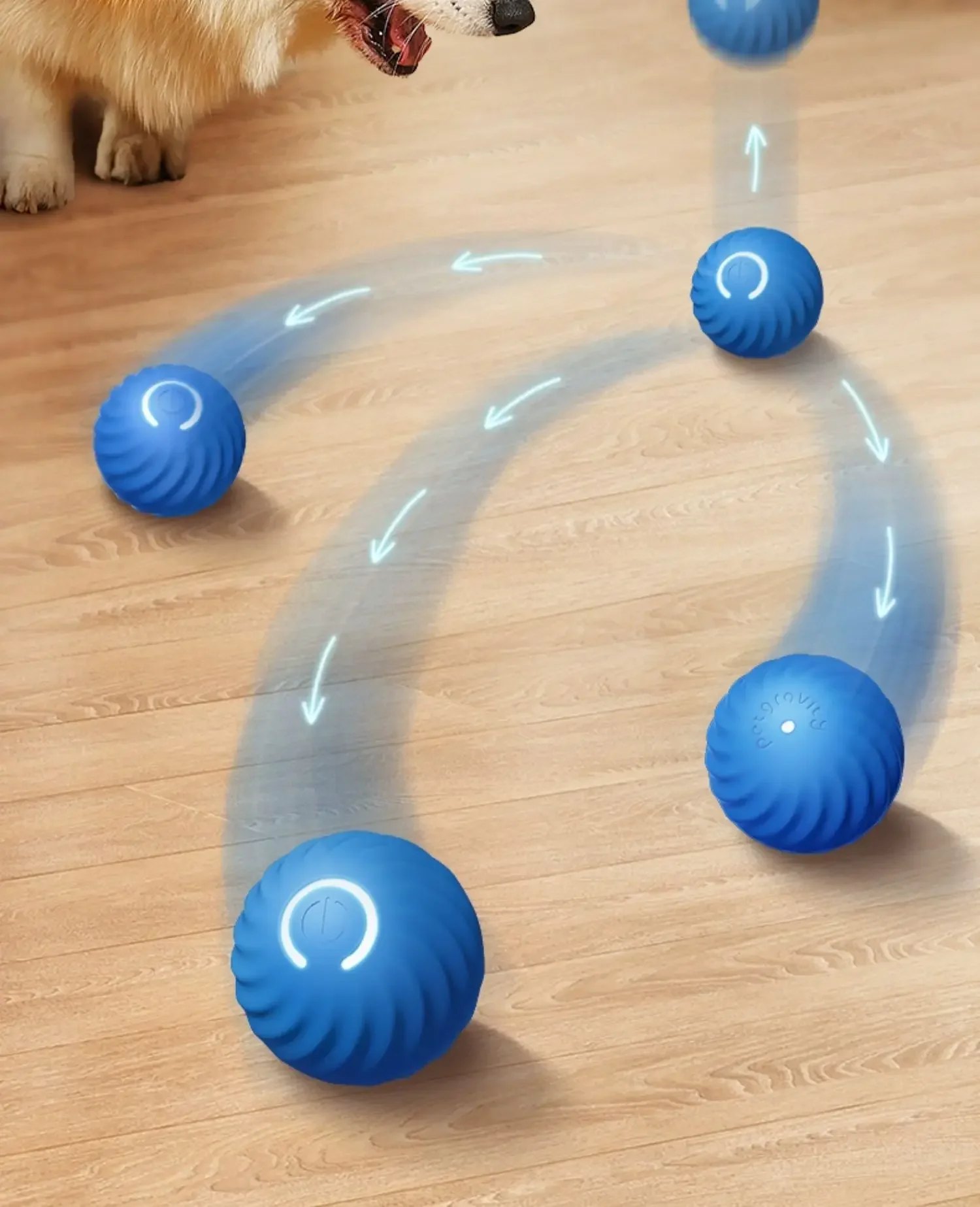 Smart Dog Toy Ball Electronic Interactive Pet Toy Moving Ball USB Automatic Moving Bouncing for Puppy Birthday Gift Cat Product