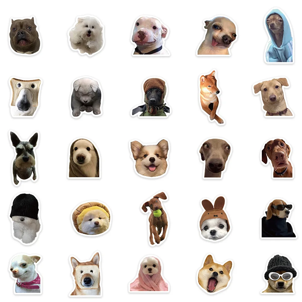 10/30/50PCS Cute MEME Dog Stickers Funny Decals Classic DIY Toy Waterproof for Suitcase Fridge Skateboard Notebook Guitar Gift 10/30/50PCS Cute MEME Dog Stickers Funny Decals Classic DIY Toy Waterproof for Suitcase Fridge Skateboard Notebook Guitar Gift