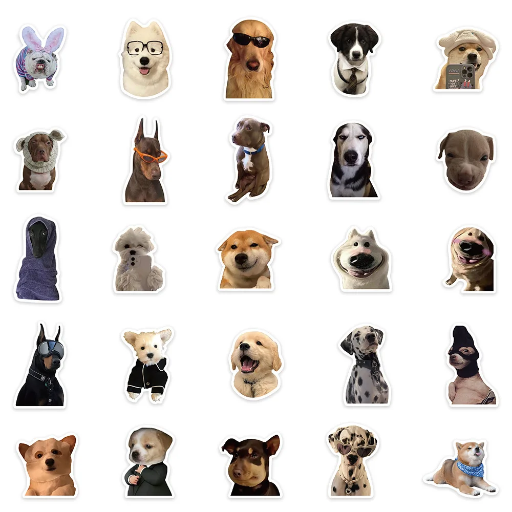 10/30/50PCS Cute MEME Dog Stickers Funny Decals Classic DIY Toy Waterproof for Suitcase Fridge Skateboard Notebook Guitar Gift 10/30/50PCS Cute MEME Dog Stickers Funny Decals Classic DIY Toy Waterproof for Suitcase Fridge Skateboard Notebook Guitar Gift