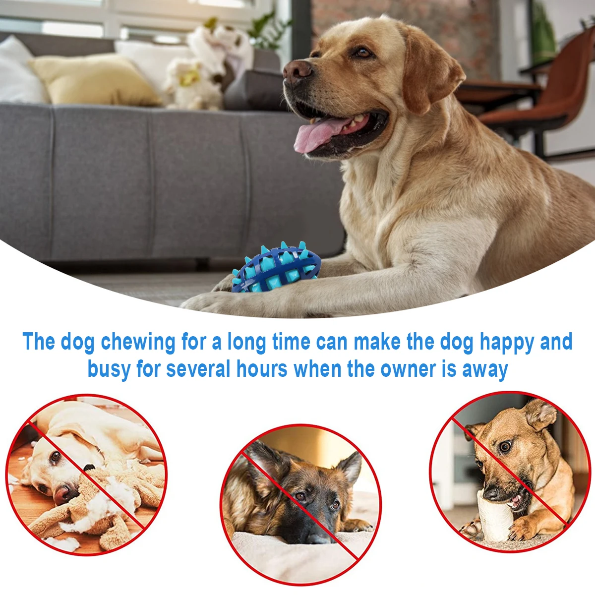 Squeaky Pet Dog Ball Toys for Small Dogs Rubber Chew Puppy Toy Dog Stuff Dogs Toys Pets Interactive Chew Fetch Play Dog Toy