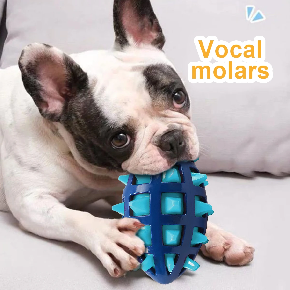 Squeaky Pet Dog Ball Toys for Small Dogs Rubber Chew Puppy Toy Dog Stuff Dogs Toys Pets Interactive Chew Fetch Play Dog Toy