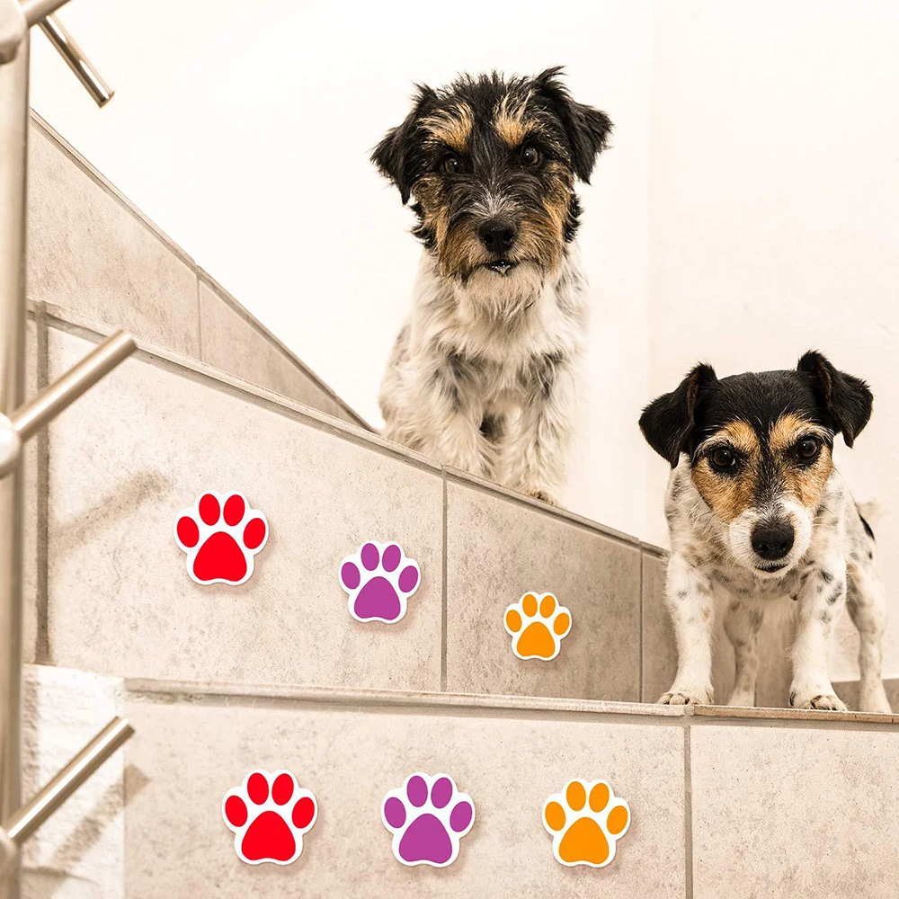 100-500Pcs Round Dog Paw Print Thank You Label Stickers Used for Shipping and Mailing Box Seal Labels Decorative Gifts Stickers