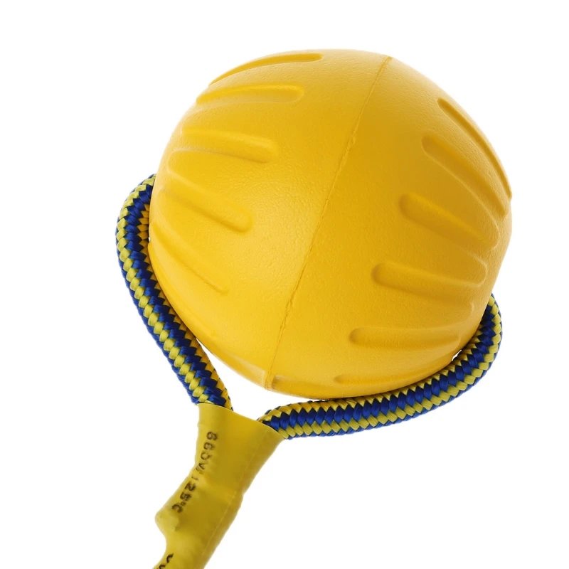 Dog Chew Toy EVA Floating Water Balls Pet Puppy Outdoor Training Interactive Ball Toy With Rope Dogs Biting Fetching Play Toy