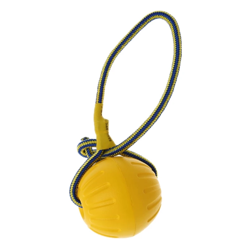 Dog Chew Toy EVA Floating Water Balls Pet Puppy Outdoor Training Interactive Ball Toy With Rope Dogs Biting Fetching Play Toy