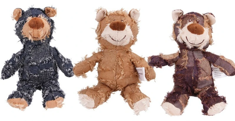 Pet Teddy Bear Soundmaking Toy Plush Interactive Dog Toys Grinding Cleaning Teeth Anti Bite Abreact Plaything Bear Pets Supplies Pet Teddy Bear Soundmaking Toy Plush Interactive Dog Toys Grinding Cleaning Teeth Anti Bite Abreact Plaything Bear Pets Supplies