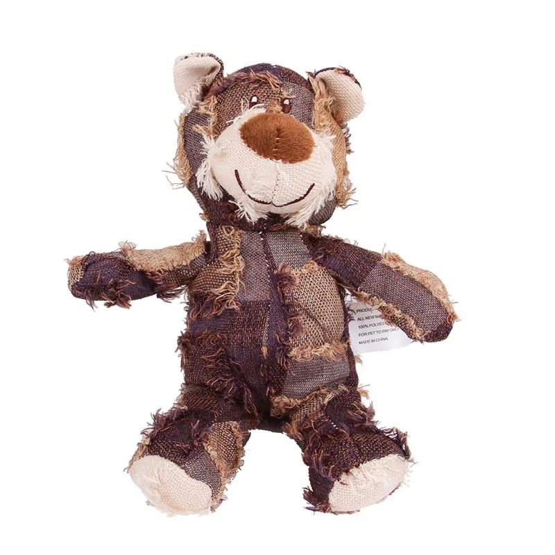 Pet Teddy Bear Soundmaking Toy Plush Interactive Dog Toys Grinding Cleaning Teeth Anti Bite Abreact Plaything Bear Pets Supplies Pet Teddy Bear Soundmaking Toy Plush Interactive Dog Toys Grinding Cleaning Teeth Anti Bite Abreact Plaything Bear Pets Supplies