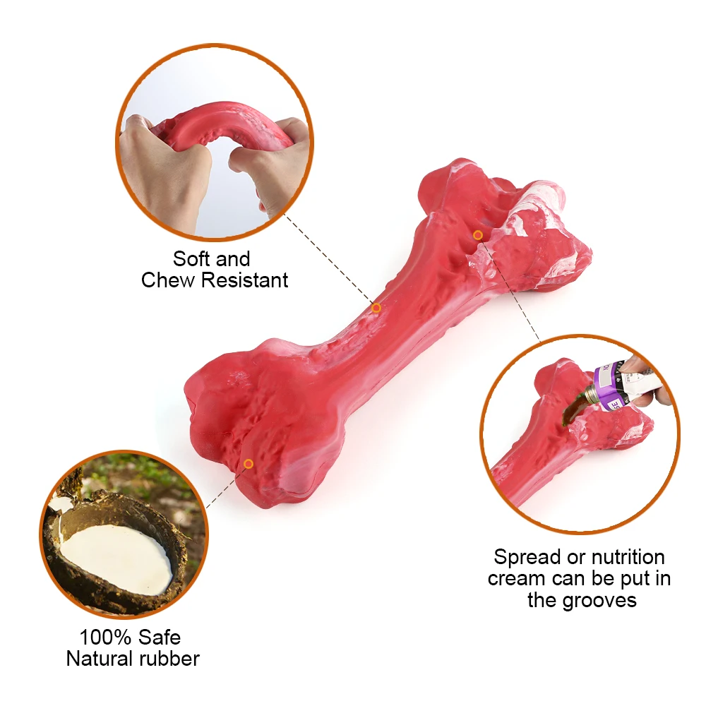 Pet Dog Toy for Chewers Treat Dispensing Durable Rubber Toothbrush Cleaning Toy Puppy Chewing Supplies Dog Accessories Pet Dog Toy for Chewers Treat Dispensing Durable Rubber Toothbrush Cleaning Toy Puppy Chewing Supplies Dog Accessories