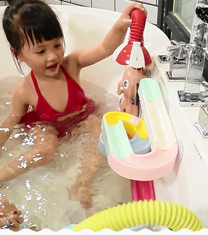 New Bath Toys Baby Water Game Elephant Model Faucet Shower Electric Water Spray Toy Swimming Bathroom Baby Toys For Kids Gifts