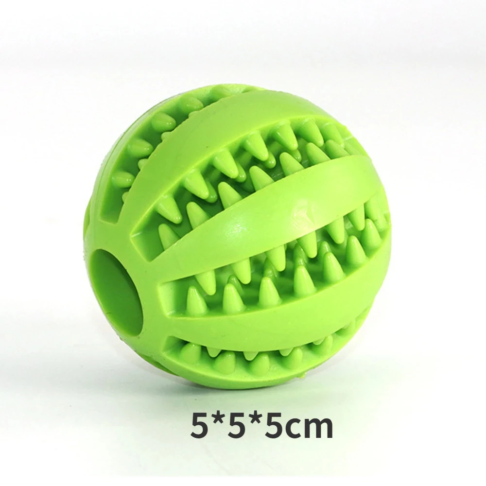 5cm Pet Dog Toy Interactive Rubber Balls for Small Large Dogs Puppy Cat Chewing Toys Pet Tooth Cleaning Indestructible Dog  Ball