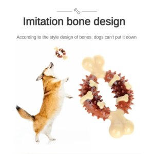 Nylon Dog Bone Pet toys Natural Non-Toxic Anti-bite Molars Puppy Toys Pet Chew Game Durable Dental Care Sticks