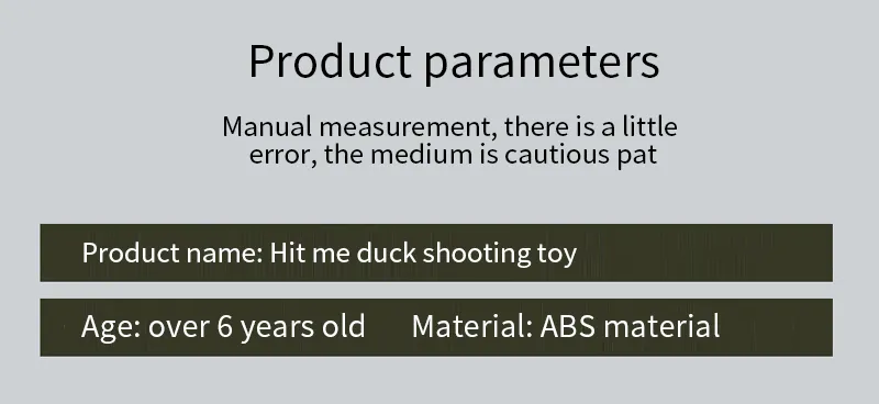 Hungry Shooting Duck Toys Air-powered Gun Soft Bullet Ball With Light Electronic Scoring Battle Games Funny Gun Toy for Kids