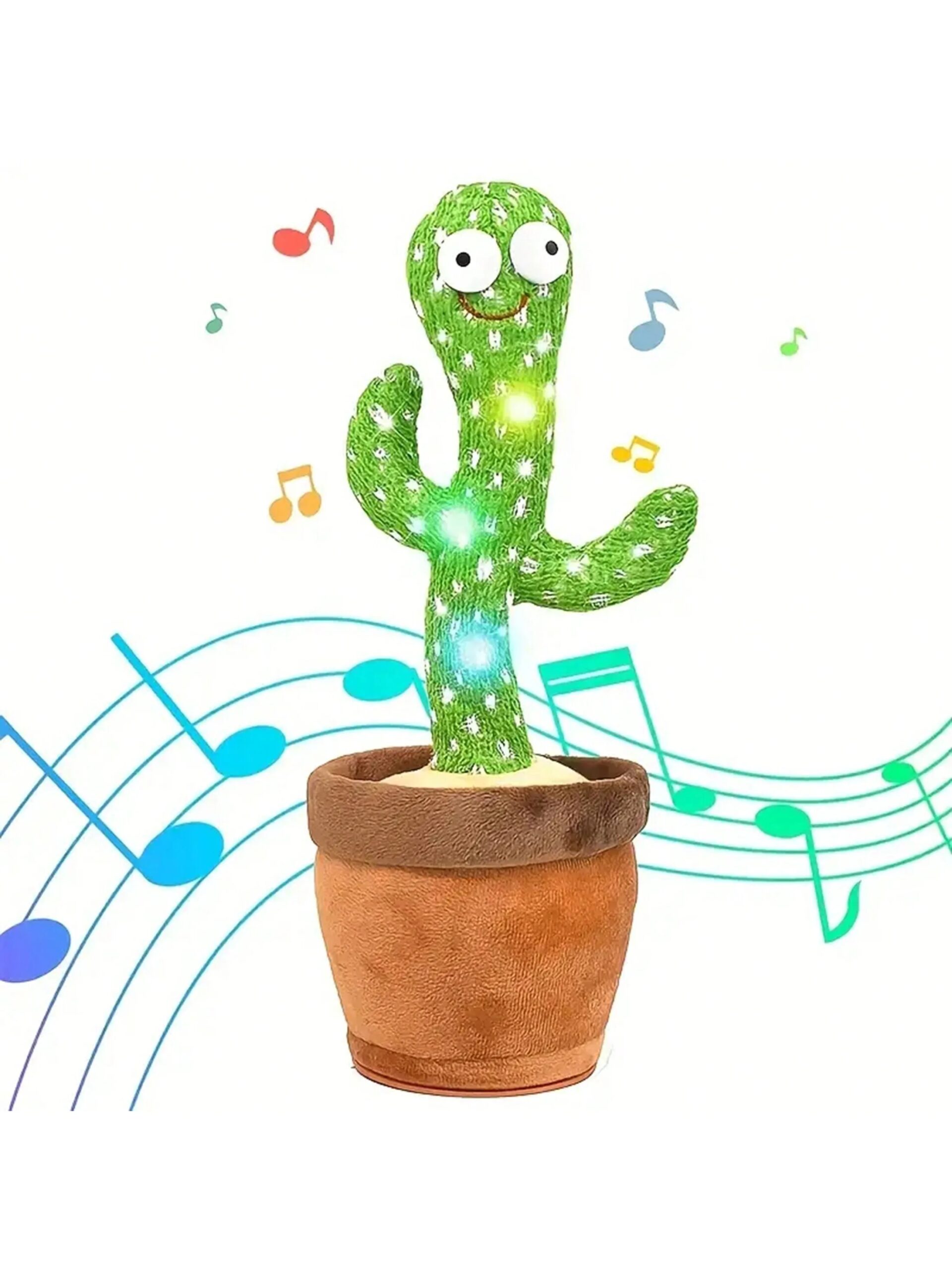 1pc-Dancing Talking Cactus Toys For Baby Boys And Girls, Singing Mimicking Recording Repeating What You Say Sunny Cactus Up Plus 1pc-Dancing Talking Cactus Toys For Baby Boys And Girls, Singing Mimicking Recording Repeating What You Say Sunny Cactus Up Plus