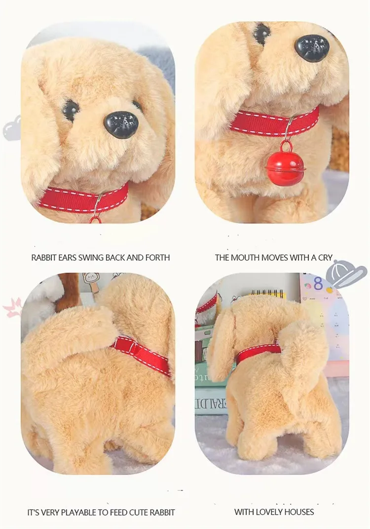 Baby Toy Dogs That Walks and Barks Tail Wagging Plush Interactive Electronic Pets Puppy Montessori Toys for Girls Toddlers Kids Baby Toy Dogs That Walks and Barks Tail Wagging Plush Interactive Electronic Pets Puppy Montessori Toys for Girls Toddlers Kids