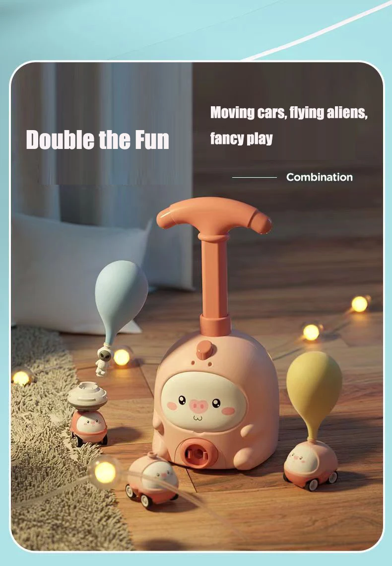 Kids Rocket Balloon Launcher Toys Educational Inertial Air Power Balloon Car Tower Science Toys For Children NewYear Gift Kids Rocket Balloon Launcher Toys Educational Inertial Air Power Balloon Car Tower Science Toys For Children NewYear Gift