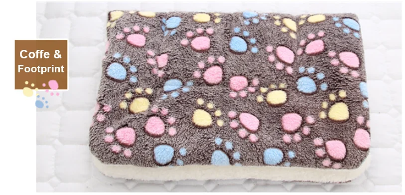 Pet Sleeping Mat Warm Dog Bed Soft Fleece Pet Blanket Cat Litter Puppy Sleep Mat Lovely Mattress Cushion for Small Large Dogs