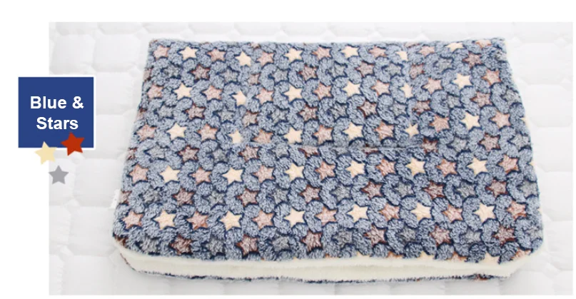 Pet Sleeping Mat Warm Dog Bed Soft Fleece Pet Blanket Cat Litter Puppy Sleep Mat Lovely Mattress Cushion for Small Large Dogs