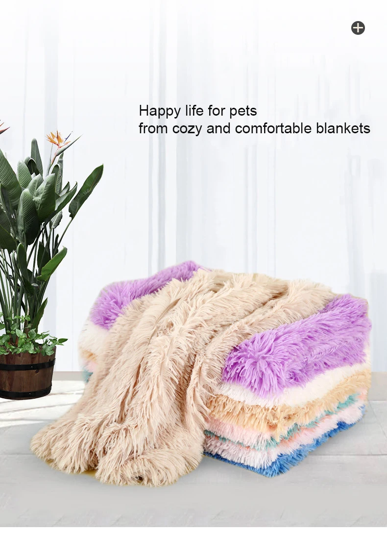 Pet Dog Cat Fluffy Fur Blanket Sleeping Mat Dogs Cats Bed Cushion Cover Reversible Double Layer Washable for Dog Bed Couch Sofa Pet Dog Cat Fluffy Fur Blanket Sleeping Mat Dogs Cats Bed Cushion Cover Reversible Double Layer Washable for Dog Bed Couch Sofa