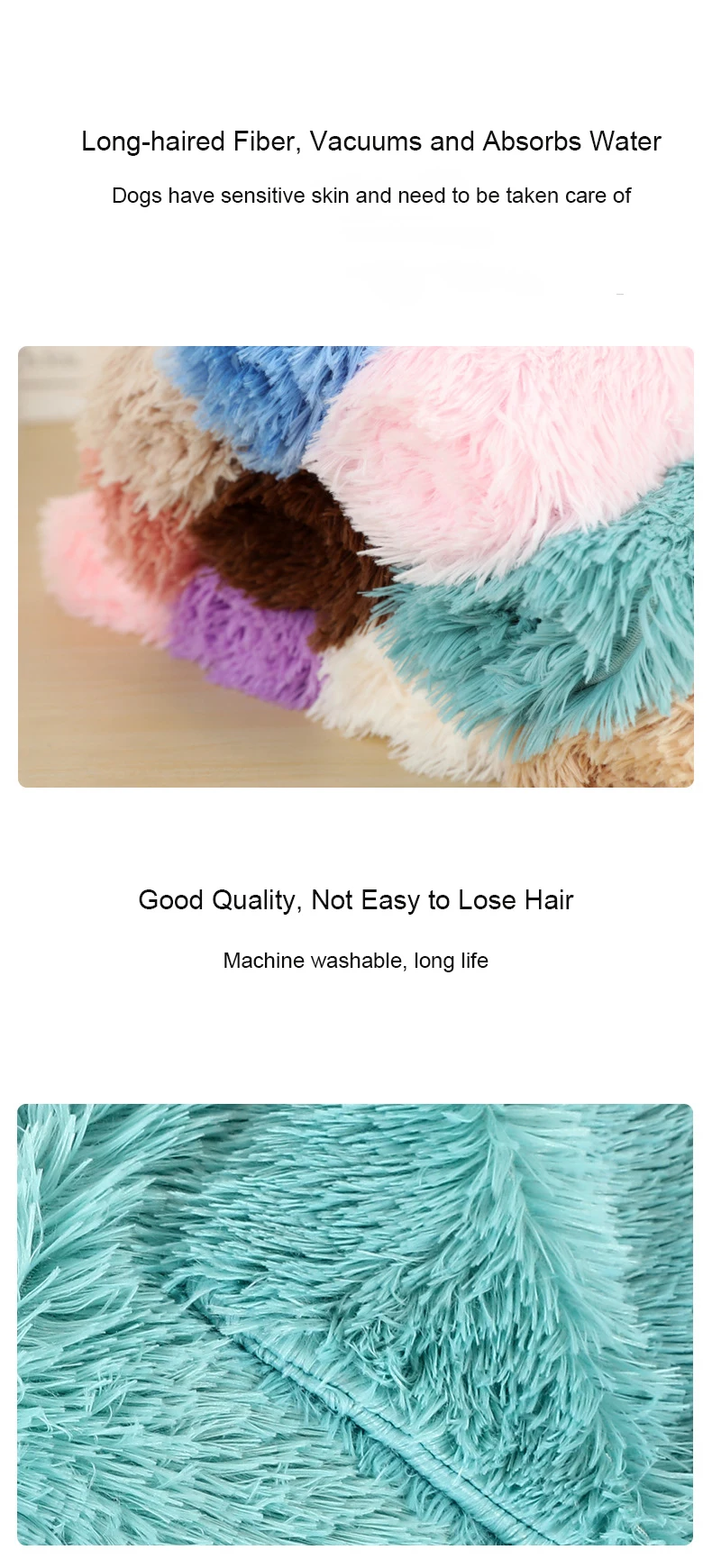 Pet Dog Cat Fluffy Fur Blanket Sleeping Mat Dogs Cats Bed Cushion Cover Reversible Double Layer Washable for Dog Bed Couch Sofa Pet Dog Cat Fluffy Fur Blanket Sleeping Mat Dogs Cats Bed Cushion Cover Reversible Double Layer Washable for Dog Bed Couch Sofa