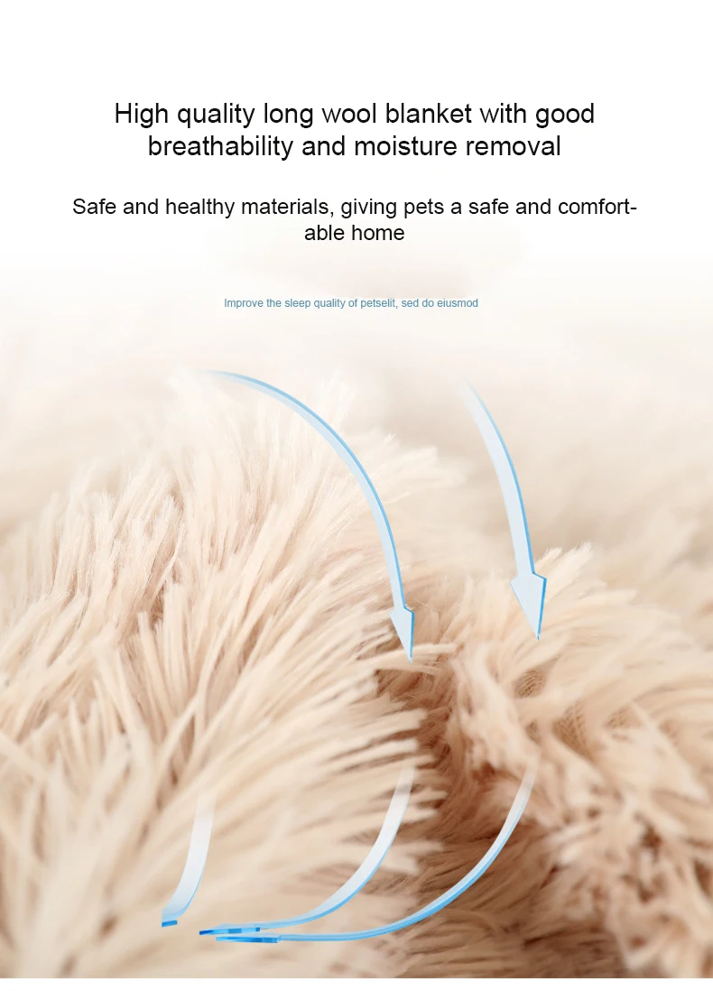 Pet Dog Cat Fluffy Fur Blanket Sleeping Mat Dogs Cats Bed Cushion Cover Reversible Double Layer Washable for Dog Bed Couch Sofa Pet Dog Cat Fluffy Fur Blanket Sleeping Mat Dogs Cats Bed Cushion Cover Reversible Double Layer Washable for Dog Bed Couch Sofa