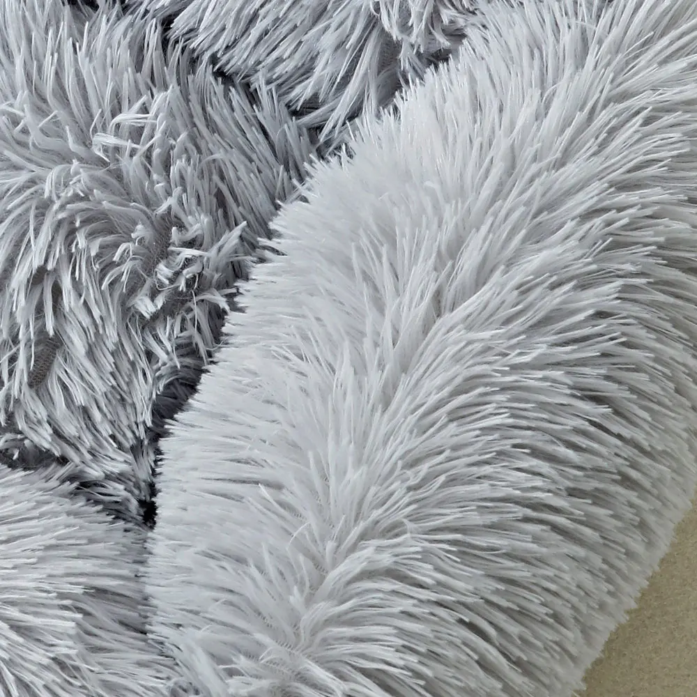 Soft Long Plush Pet Cat Bed House Cats Dog Mat Winter Warm Square Sleeping Dogs Puppy Nest Pet Cushion Portable For Pet Cats Bed